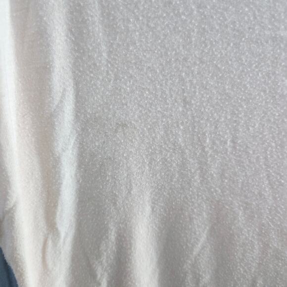 Dantelle Blouse Size M – Baby Pink, Sheer, Feminine, Layered Hem - Picture 9 of 9